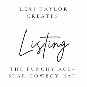 The Punchy Ace- Star Cowboy Hat