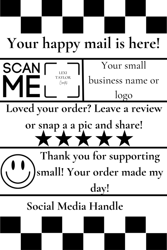 Custom- Thank You Labels