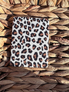 White Background Leopard Reusable Car Scent