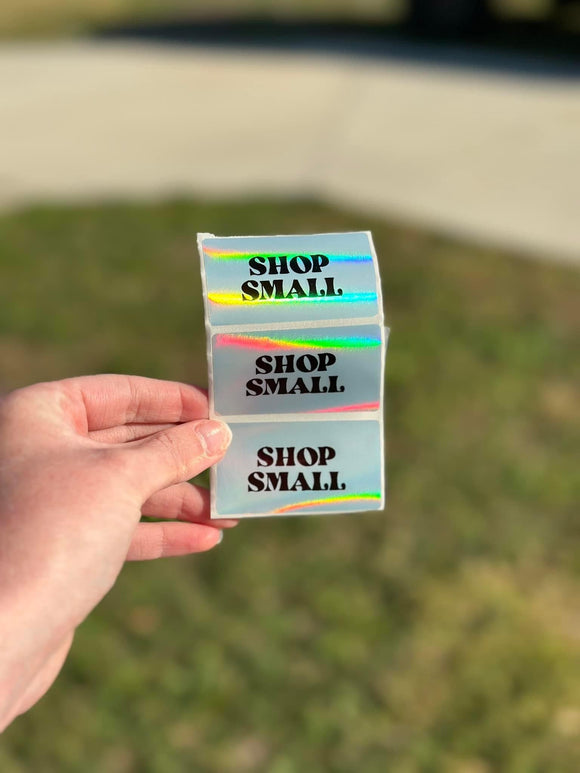 Shop Small Holographic Labels