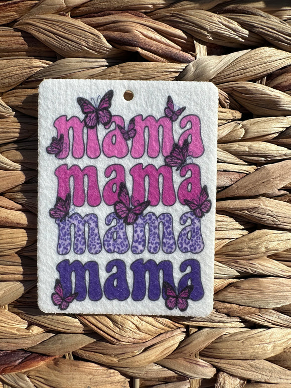 Pink/Leopard/Purple Mama  Reusable Car Scent