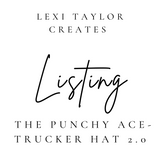 The Punchy Ace- Full Trucker Hat 2.0