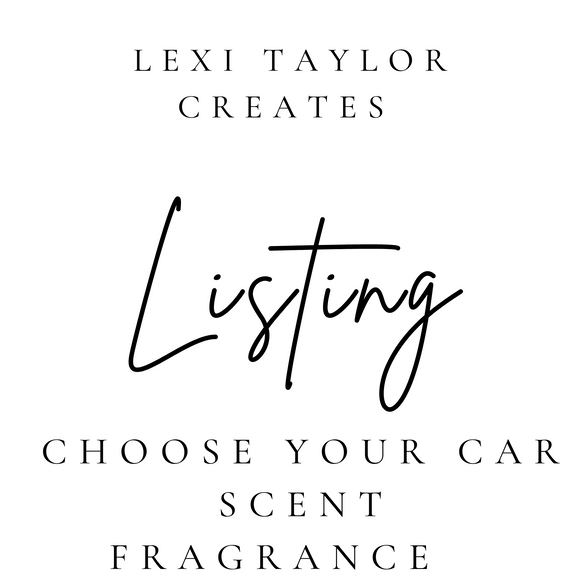 Car Scent Fragrance Listing