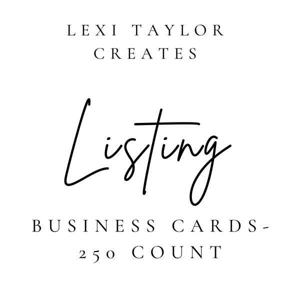 Business Cards-250 Count