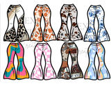 TSS 423- Bell Bottoms Cardstock - Choose your designs